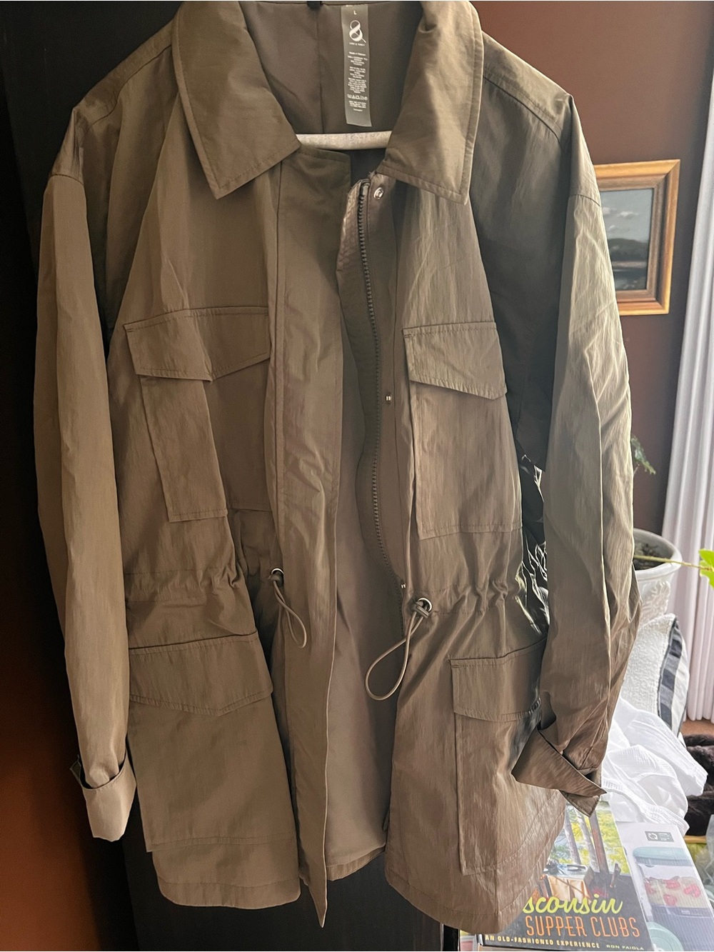 Lou & Grey Olive Utility Field Jacket